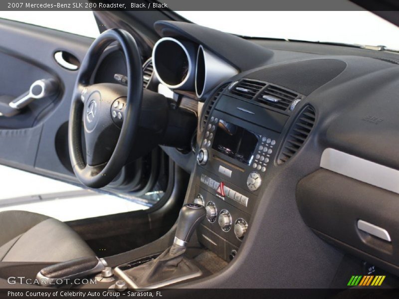Black / Black 2007 Mercedes-Benz SLK 280 Roadster