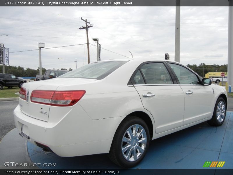 Crystal Champagne Metallic Tri-Coat / Light Camel 2012 Lincoln MKZ FWD