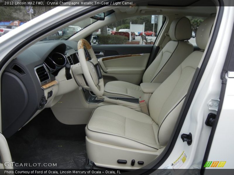 Crystal Champagne Metallic Tri-Coat / Light Camel 2012 Lincoln MKZ FWD