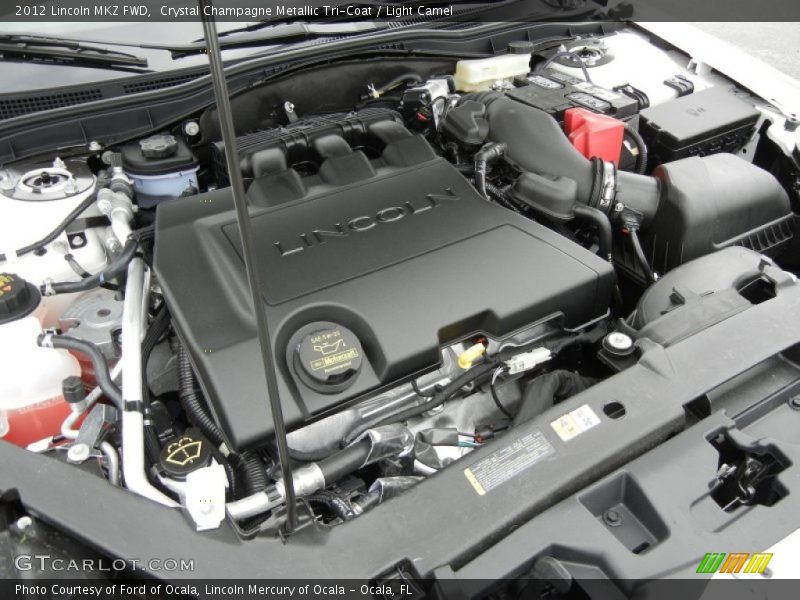 Crystal Champagne Metallic Tri-Coat / Light Camel 2012 Lincoln MKZ FWD