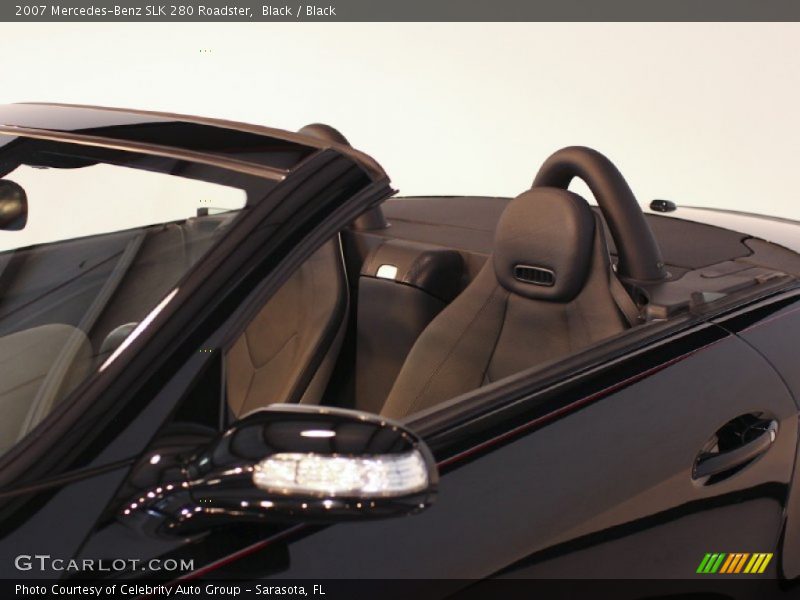 Black / Black 2007 Mercedes-Benz SLK 280 Roadster