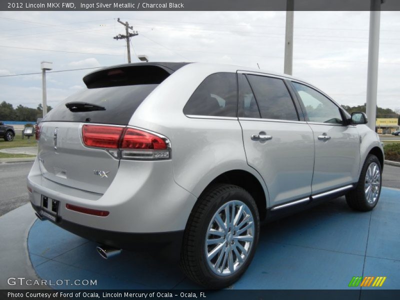 Ingot Silver Metallic / Charcoal Black 2012 Lincoln MKX FWD