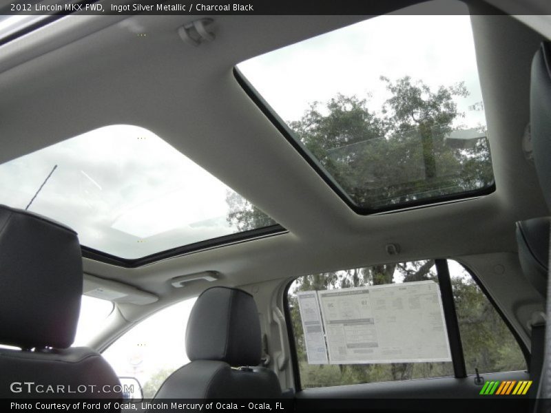 Sunroof of 2012 MKX FWD