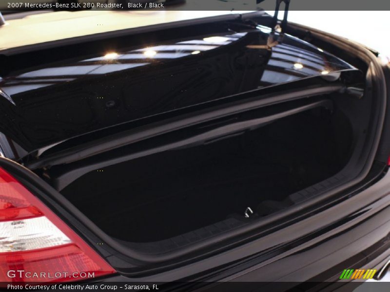Black / Black 2007 Mercedes-Benz SLK 280 Roadster