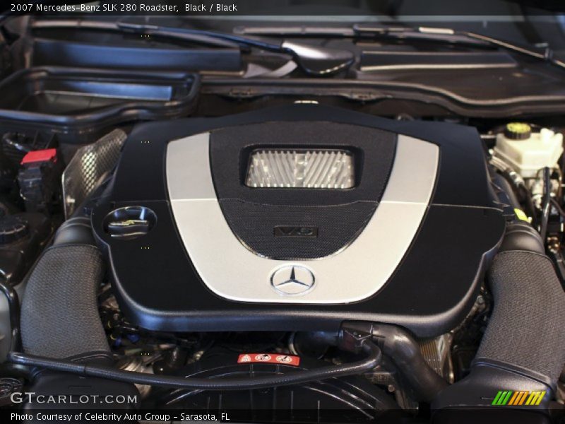 Black / Black 2007 Mercedes-Benz SLK 280 Roadster