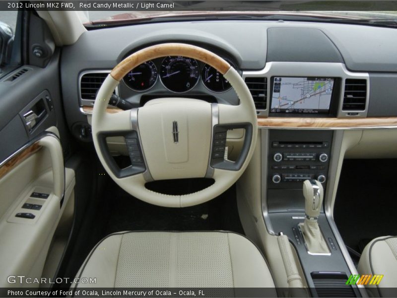 Red Candy Metallic / Light Camel 2012 Lincoln MKZ FWD