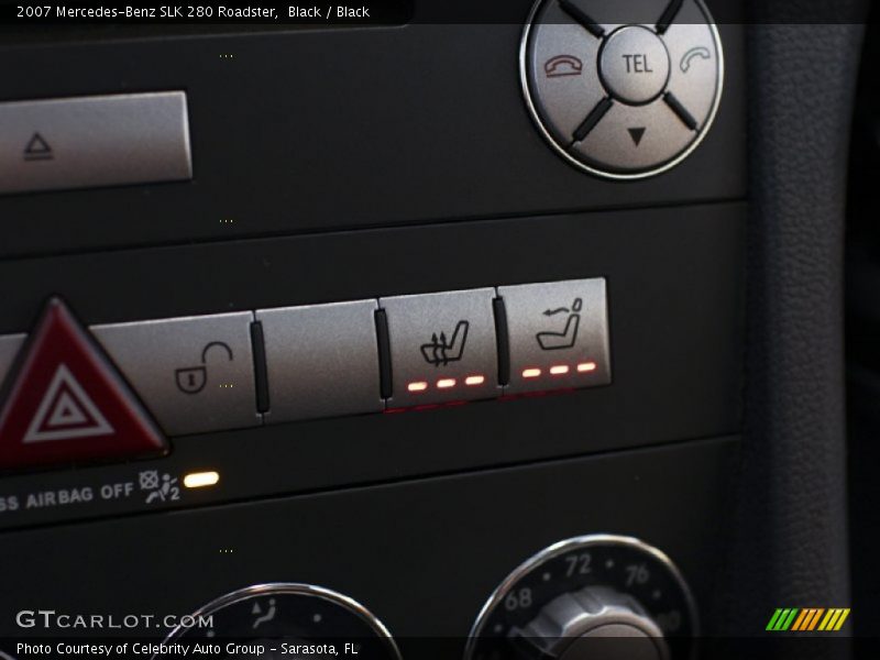Black / Black 2007 Mercedes-Benz SLK 280 Roadster