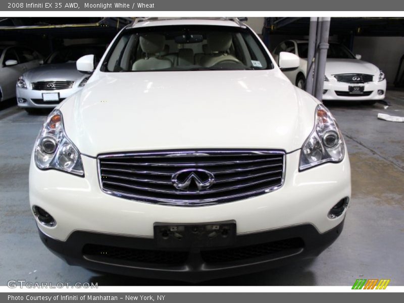 Moonlight White / Wheat 2008 Infiniti EX 35 AWD