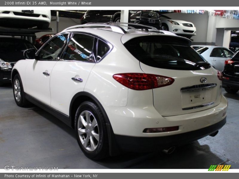 Moonlight White / Wheat 2008 Infiniti EX 35 AWD