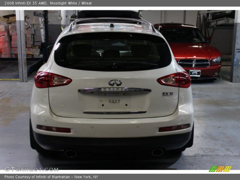 Moonlight White / Wheat 2008 Infiniti EX 35 AWD