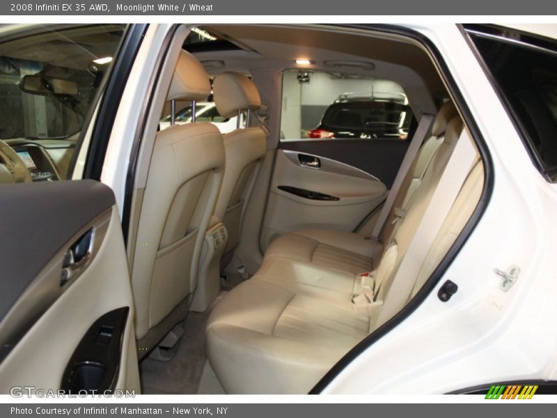 Moonlight White / Wheat 2008 Infiniti EX 35 AWD