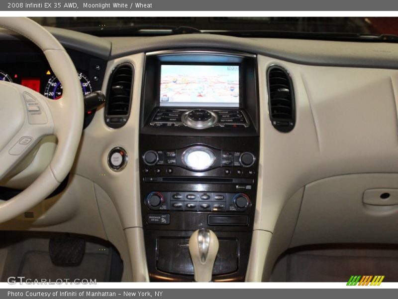 Moonlight White / Wheat 2008 Infiniti EX 35 AWD