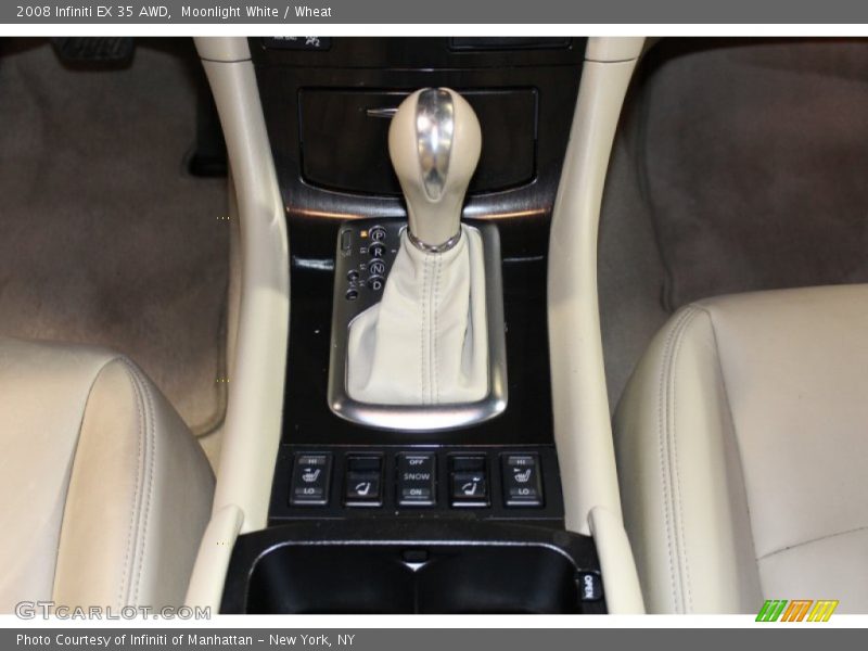 Moonlight White / Wheat 2008 Infiniti EX 35 AWD