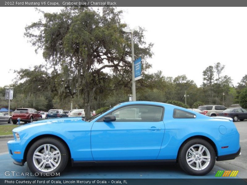  2012 Mustang V6 Coupe Grabber Blue