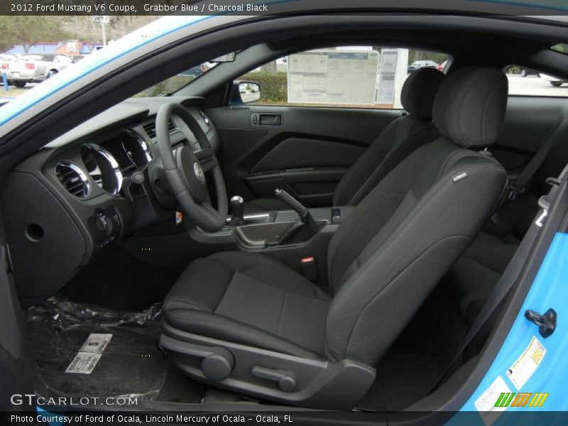  2012 Mustang V6 Coupe Charcoal Black Interior