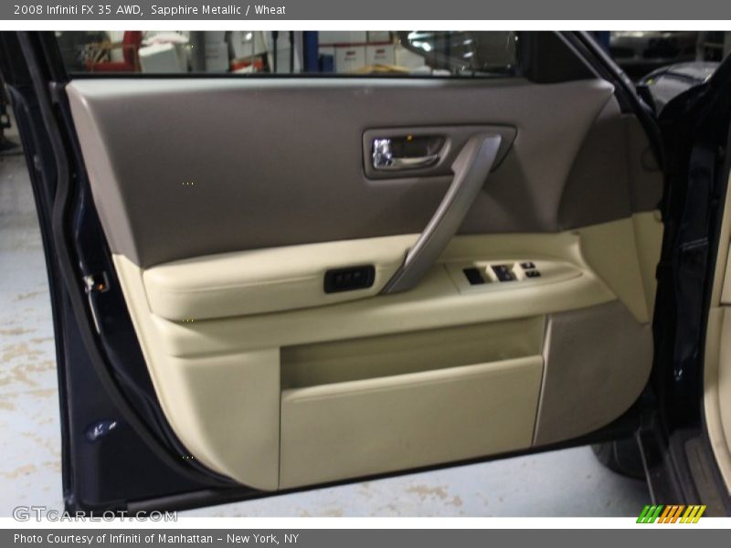 Sapphire Metallic / Wheat 2008 Infiniti FX 35 AWD
