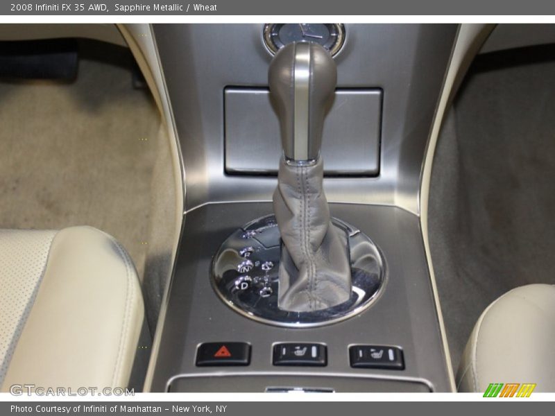 Sapphire Metallic / Wheat 2008 Infiniti FX 35 AWD