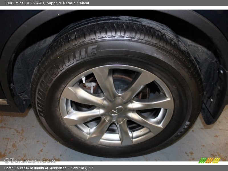 Sapphire Metallic / Wheat 2008 Infiniti FX 35 AWD
