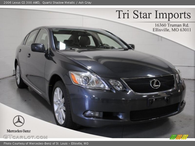 Quartz Shadow Metallic / Ash Gray 2006 Lexus GS 300 AWD