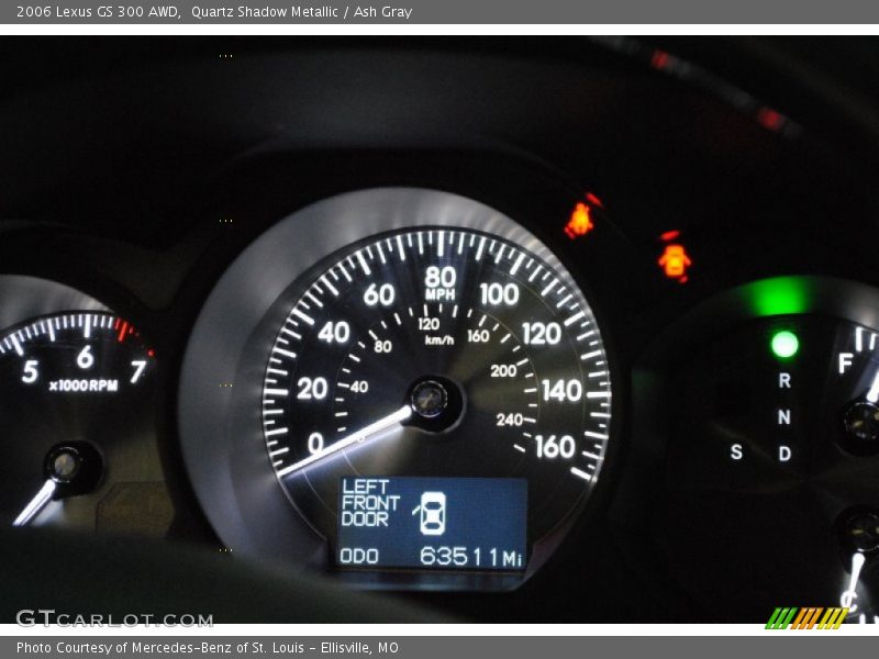Quartz Shadow Metallic / Ash Gray 2006 Lexus GS 300 AWD