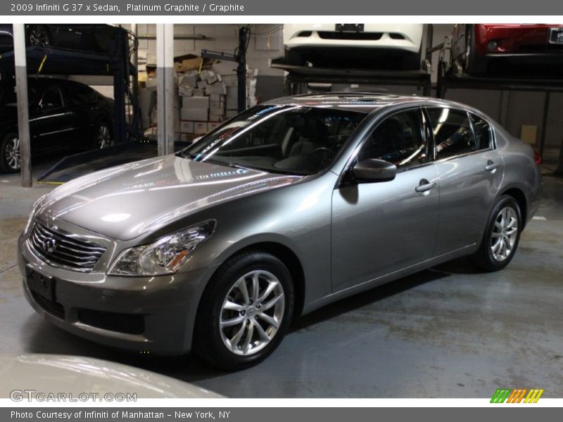 Platinum Graphite / Graphite 2009 Infiniti G 37 x Sedan