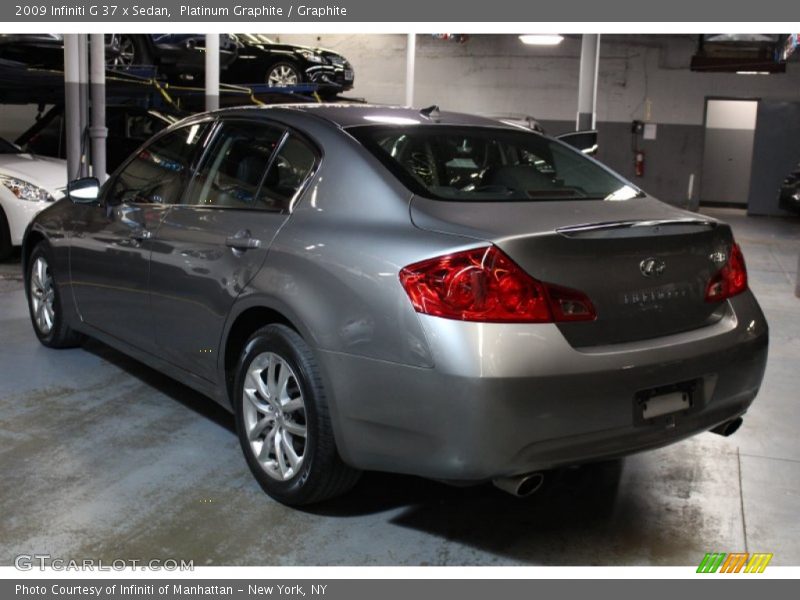 Platinum Graphite / Graphite 2009 Infiniti G 37 x Sedan