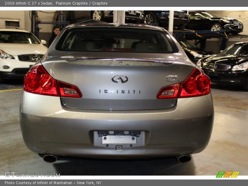 Platinum Graphite / Graphite 2009 Infiniti G 37 x Sedan