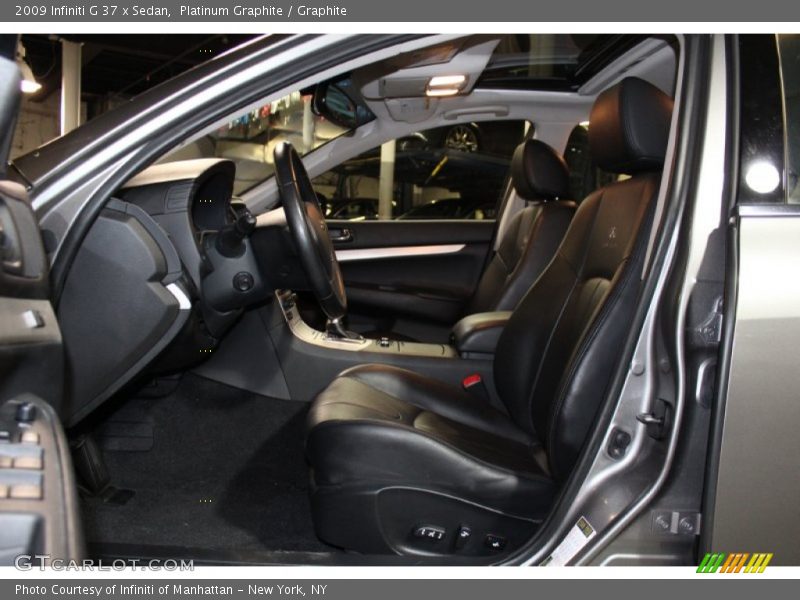 Platinum Graphite / Graphite 2009 Infiniti G 37 x Sedan