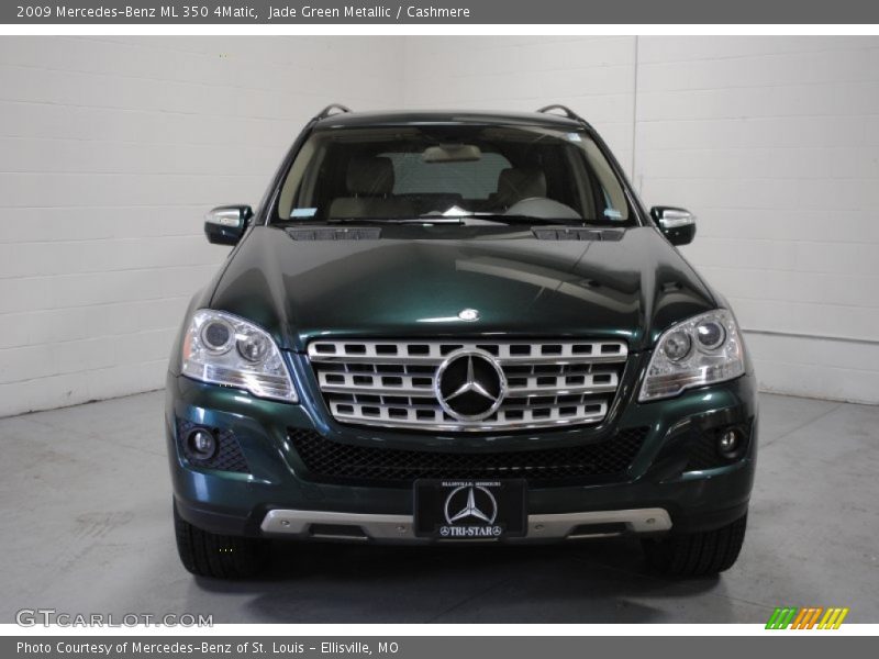 Jade Green Metallic / Cashmere 2009 Mercedes-Benz ML 350 4Matic