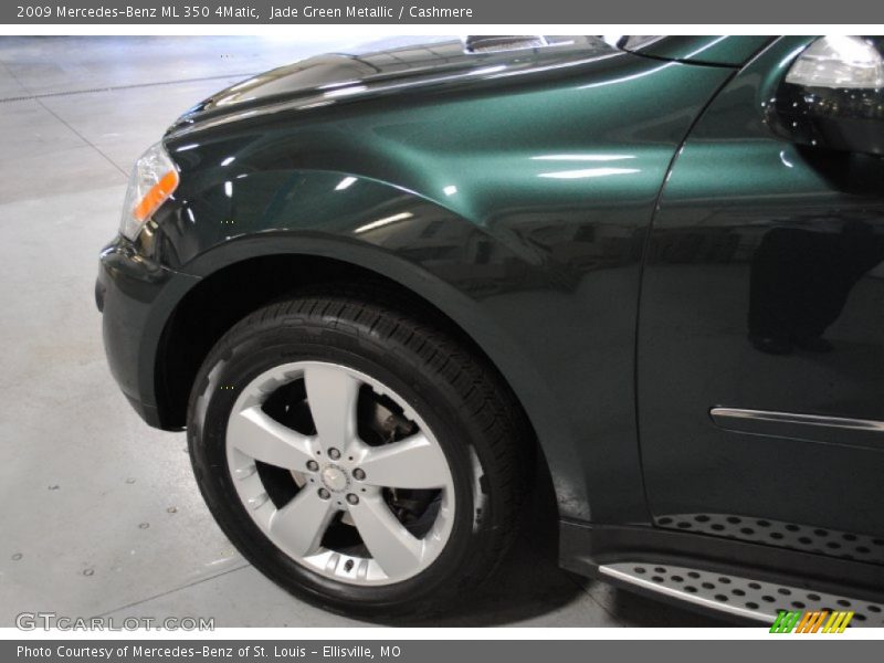 Jade Green Metallic / Cashmere 2009 Mercedes-Benz ML 350 4Matic