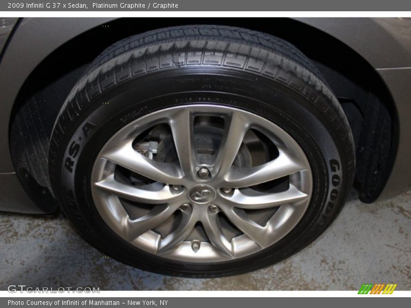 Platinum Graphite / Graphite 2009 Infiniti G 37 x Sedan