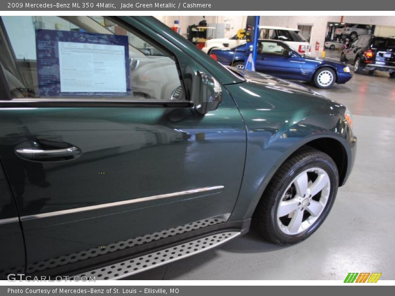 Jade Green Metallic / Cashmere 2009 Mercedes-Benz ML 350 4Matic