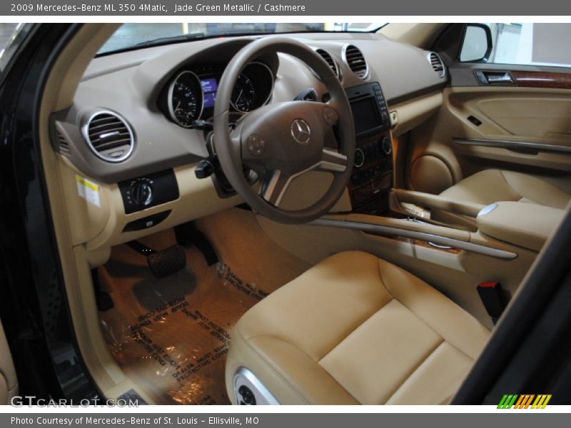 Jade Green Metallic / Cashmere 2009 Mercedes-Benz ML 350 4Matic