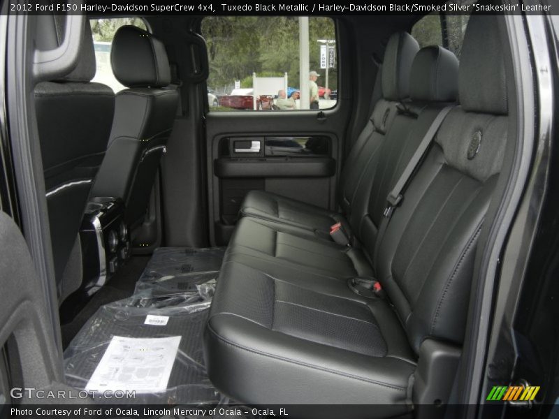 Rear Seat of 2012 F150 Harley-Davidson SuperCrew 4x4