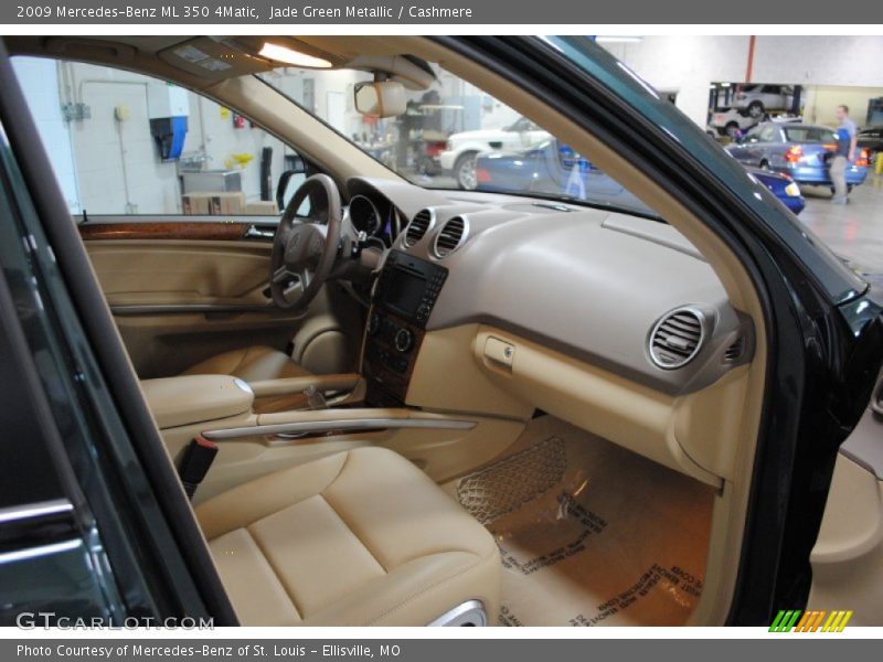 Jade Green Metallic / Cashmere 2009 Mercedes-Benz ML 350 4Matic