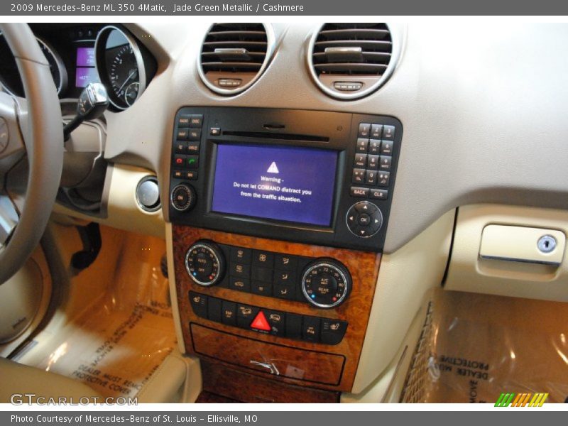 Jade Green Metallic / Cashmere 2009 Mercedes-Benz ML 350 4Matic