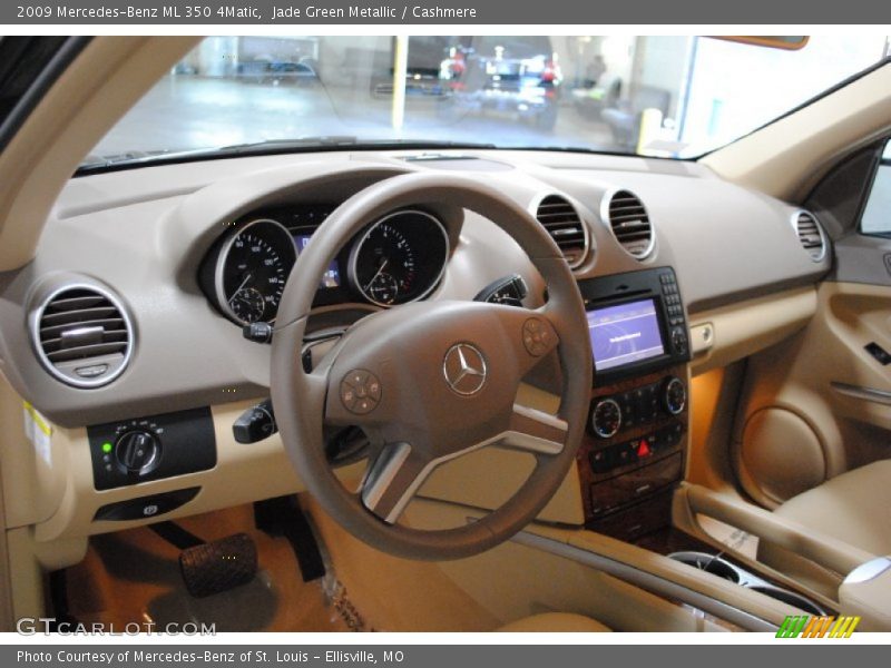 Jade Green Metallic / Cashmere 2009 Mercedes-Benz ML 350 4Matic