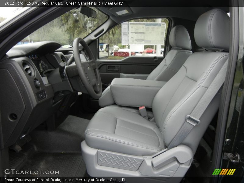  2012 F150 XL Regular Cab Steel Gray Interior