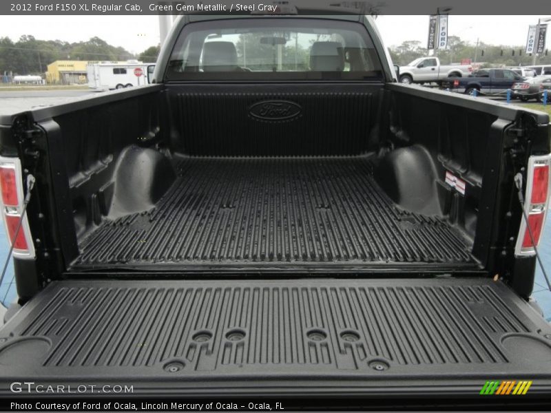 Green Gem Metallic / Steel Gray 2012 Ford F150 XL Regular Cab