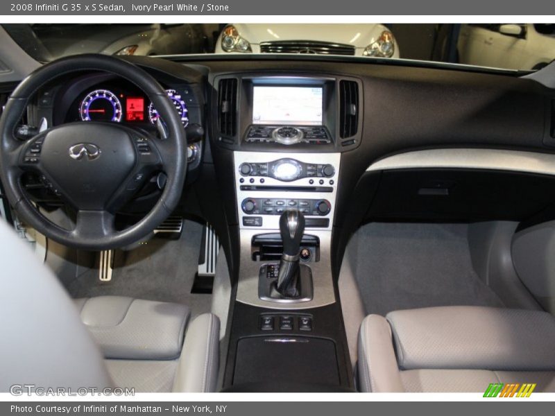 Ivory Pearl White / Stone 2008 Infiniti G 35 x S Sedan