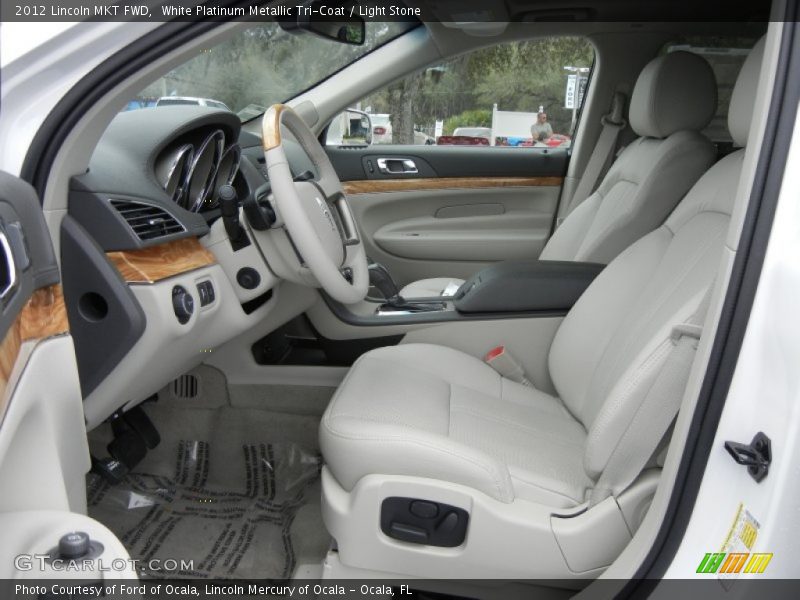  2012 MKT FWD Light Stone Interior
