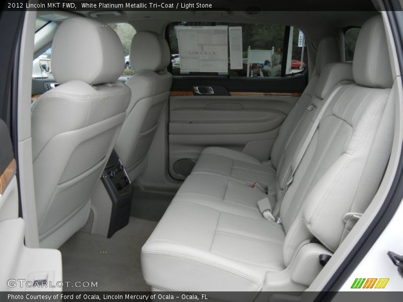 White Platinum Metallic Tri-Coat / Light Stone 2012 Lincoln MKT FWD