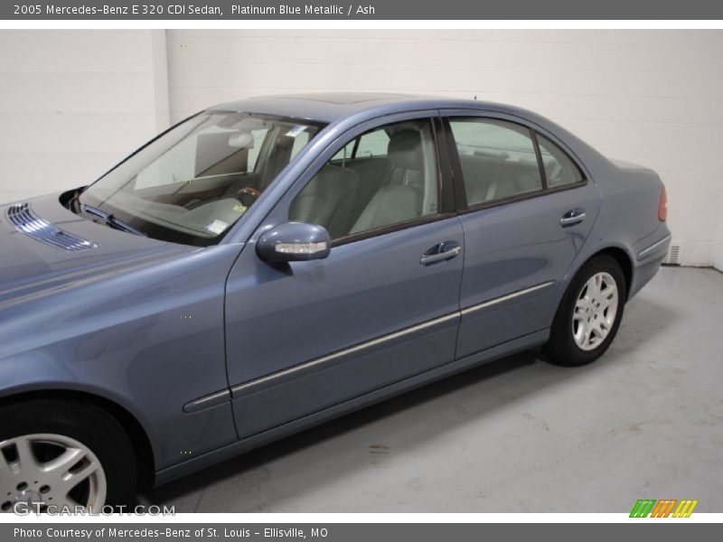 Platinum Blue Metallic / Ash 2005 Mercedes-Benz E 320 CDI Sedan