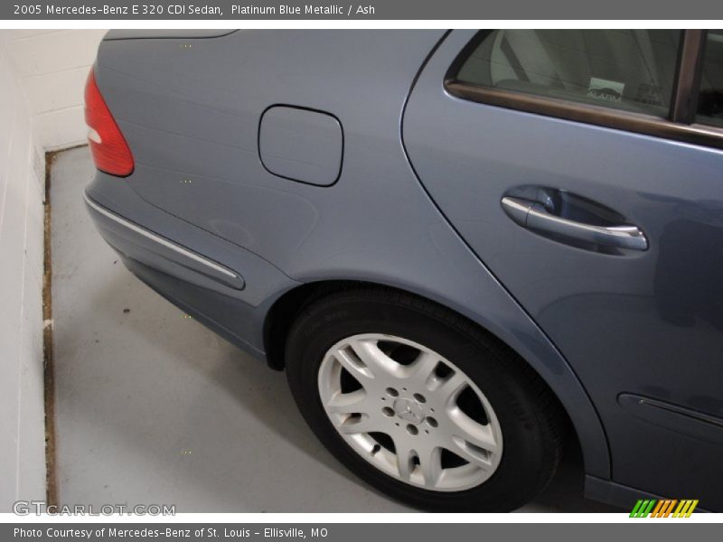 Platinum Blue Metallic / Ash 2005 Mercedes-Benz E 320 CDI Sedan