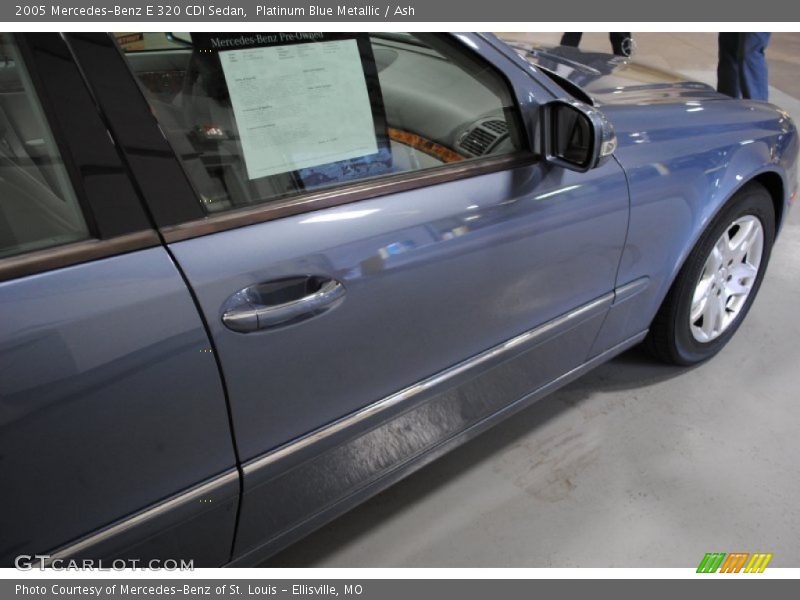 Platinum Blue Metallic / Ash 2005 Mercedes-Benz E 320 CDI Sedan
