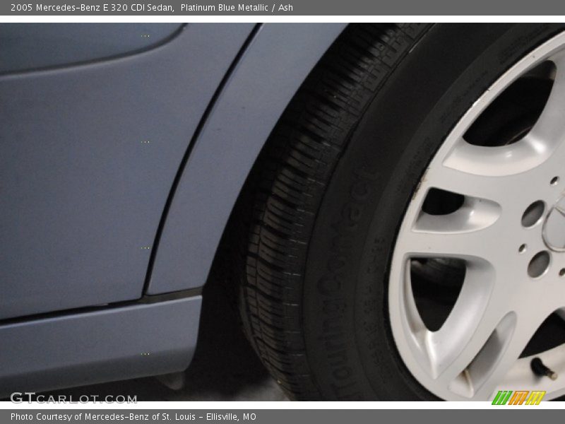Platinum Blue Metallic / Ash 2005 Mercedes-Benz E 320 CDI Sedan