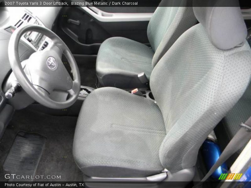 Blazing Blue Metallic / Dark Charcoal 2007 Toyota Yaris 3 Door Liftback