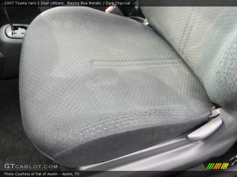 Blazing Blue Metallic / Dark Charcoal 2007 Toyota Yaris 3 Door Liftback