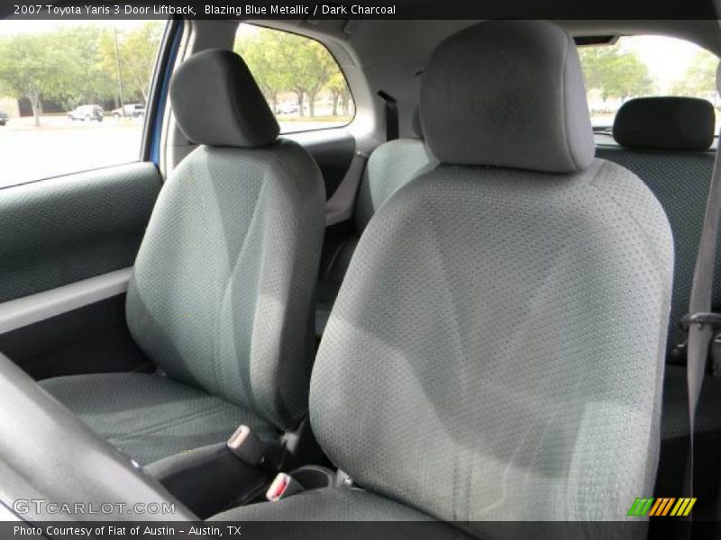 Blazing Blue Metallic / Dark Charcoal 2007 Toyota Yaris 3 Door Liftback