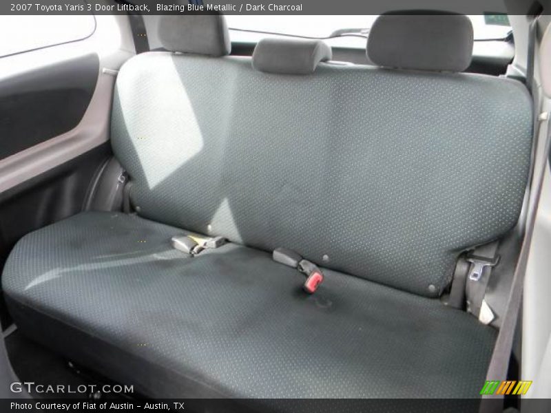 Blazing Blue Metallic / Dark Charcoal 2007 Toyota Yaris 3 Door Liftback